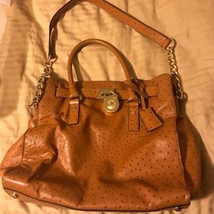 Michael Kors large Hamilton in Ostrich